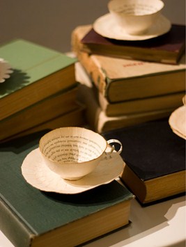 瑞典設計師鍾情紙藝  創造浪漫製造咖啡杯