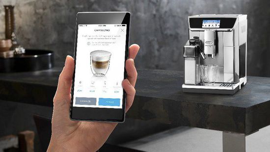 De Longhi PrimaDonna Elite智能咖啡機 通過App控制咖啡機