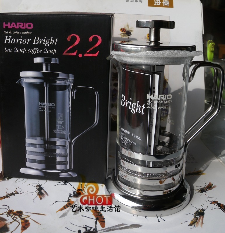 咖啡衝煮器具HARIO品牌介紹：hario法壓壺咖啡壺玻璃不鏽鋼法壓壺