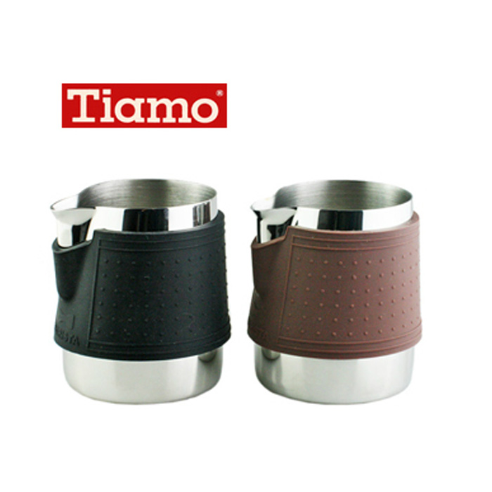 咖啡拉花缸TIAMO品牌介紹：Tiamo原裝尖嘴不鏽鋼拉花杯300ml