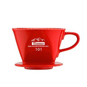 陶瓷濾杯TIAMO品牌介紹：tiamo101梯形手衝咖啡濾杯陶瓷日式慢濾