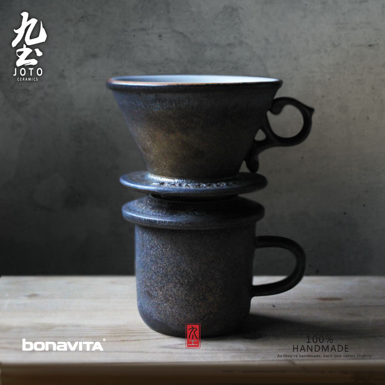 咖啡衝煮器具介紹：特色九土 陶瓷咖啡濾杯手衝單品咖啡過濾器