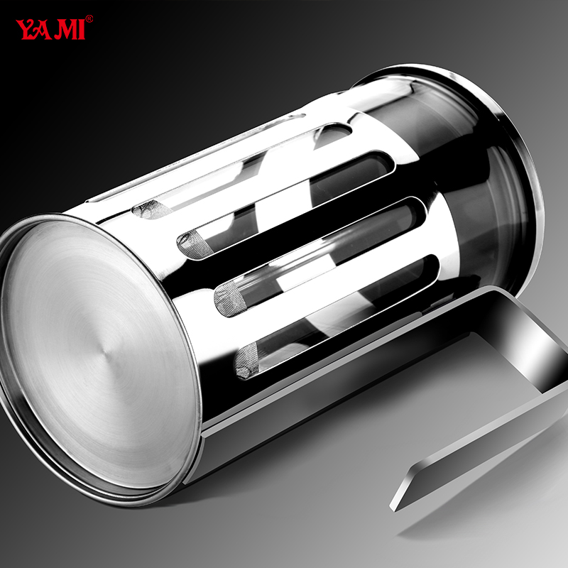 咖啡衝煮器具：亞米YAMI玻璃法壓壺不鏽鋼濾壓式咖啡壺介紹