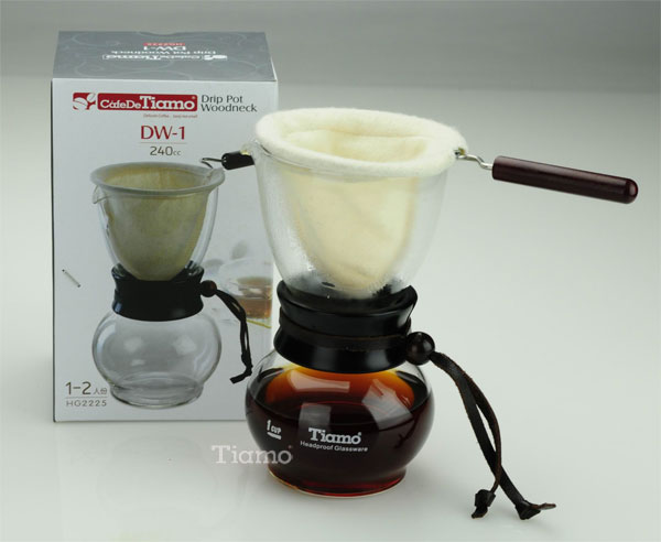 咖啡衝煮器具Tiamo品牌：臺灣Tiamo法蘭絨手衝壺濾泡壺HG2225