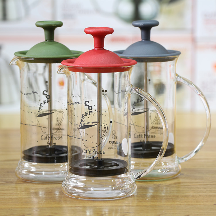 咖啡衝煮器具HARIO品牌介紹：日本HARIO哈里歐耐熱玻璃咖啡法壓壺