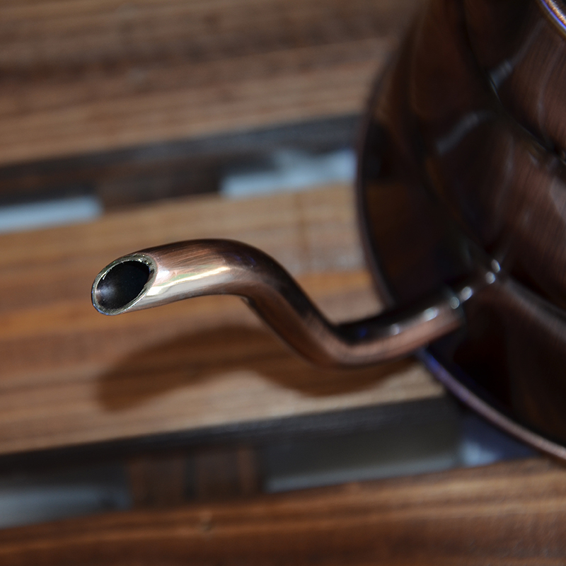 咖啡衝煮器具HARIO品牌介紹：日本VKB-100HSV不鏽鋼細口雲朵壺