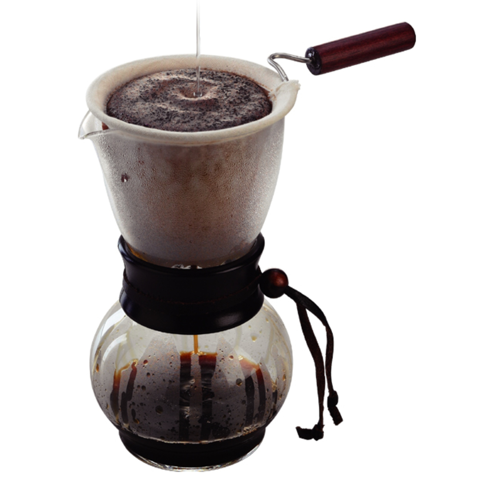 Tiamo品牌咖啡衝煮器具：Tiamo法蘭絨手衝濾泡式咖啡壺480ml