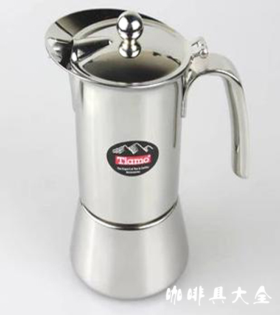 Tiamo品牌咖啡衝煮器具：Tiamo摩卡壺 HA1572意式不鏽鋼摩卡杯