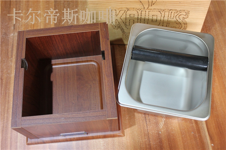 Tiamo品牌咖啡衝煮器具：Tiamo不鏽鋼粉渣盒 時尚咖啡 BC0149