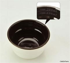 Tiamo品牌咖啡衝煮器具：U型雙色咖啡杯測杯cuppingcup HG0788BR