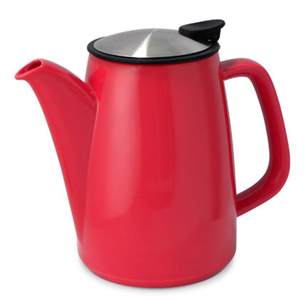 美國FORLIFE無鉛陶瓷咖啡壺不鏽鋼過濾器手衝壺特色咖啡器具
