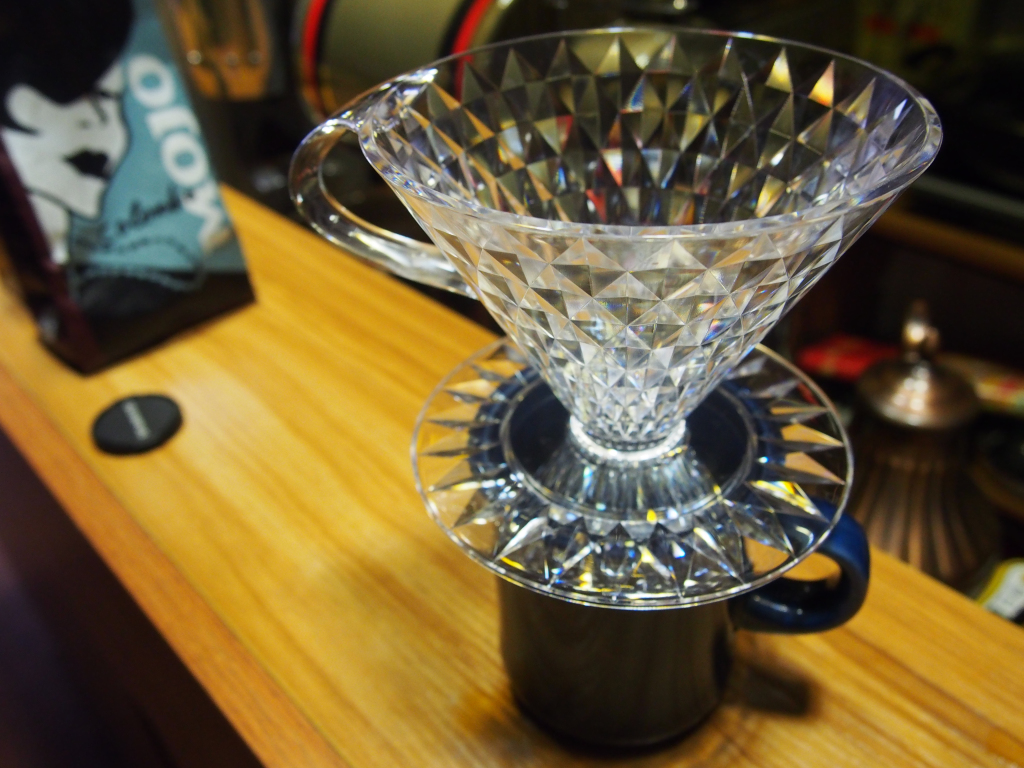 日本konoV60樹脂水晶鑽石濾杯錐形 閃亮咖啡濾杯 手衝咖啡過濾器