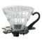 手衝咖啡衝煮器具：Tiamo品牌玻璃V錐型手衝滴漏式咖啡濾杯過濾器