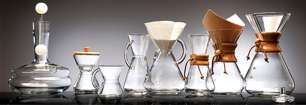 世界第三波咖啡潮 沖泡器具CHEMEX美式濾泡壺的器型 濾紙折法介紹