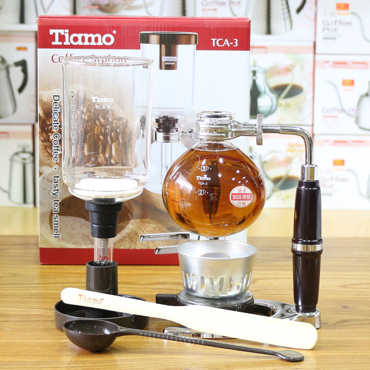 TIAMO咖啡器具品牌：虹吸壺 咖啡壺 虹吸壺的操作原理及使用方法