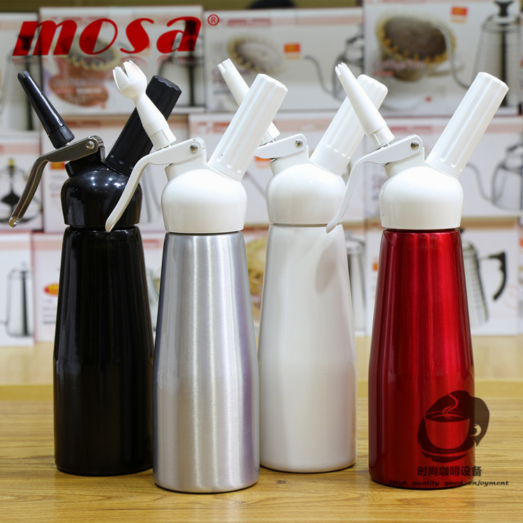 臺灣咖啡器具品牌：mosa奶油槍 奶油發泡器打奶器 冰意式咖啡製作