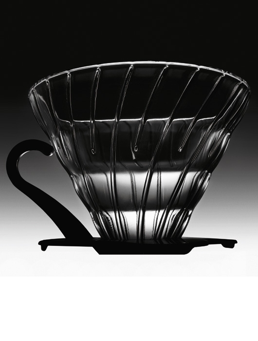 日本HARIO V60 玻璃濾杯 旋轉螺紋式手衝咖啡專用咖啡濾杯02型