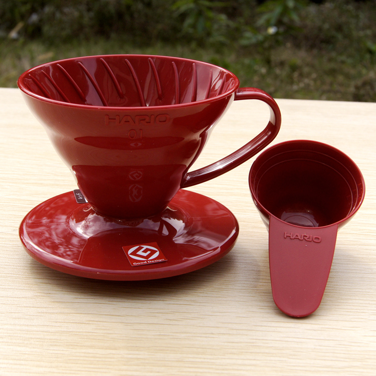 HARIO濾杯V60樹脂咖啡濾杯 手衝滴濾式 單品咖啡手衝式衝煮使用