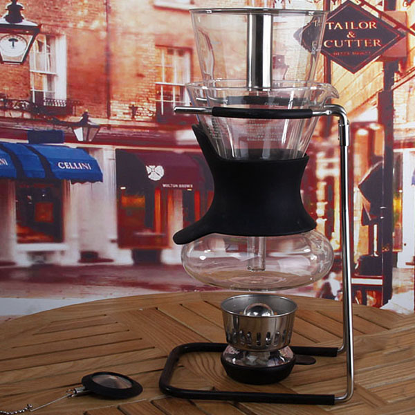 哈里歐虹吸壺 虹吸式玻璃咖啡壺hario手動咖啡機 家用咖啡器具