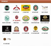 國內的咖啡加盟店的品牌以及各類加盟店的圖標及標識