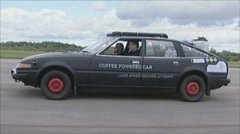 英國造速度最快咖啡動力汽車 時速107公里