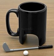 高爾夫咖啡杯：緊張生活調劑品