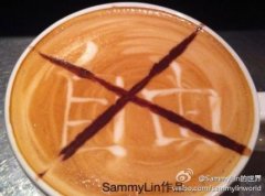 SammyLin的咖啡拉花藝術：「致 光&#8226;誠」