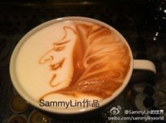 SammyLin咖啡拉花作品：萬聖節