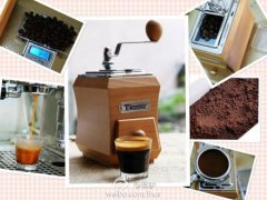 能做濃縮咖啡espresso的不鏽鋼錐刀手搖咖啡磨