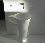 咖啡創意 咖啡杯造型的洗手池