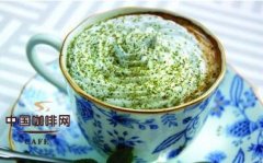 特色咖啡製作 風味獨特的綠茶咖啡