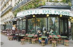 巴黎著名咖啡館 “花神”咖啡館
