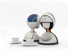 創意特色咖啡機推薦 女王蜂造型太陽能咖啡機
