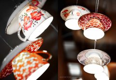 Electric Mavis luminare咖啡杯碟當燈罩