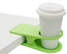 創意咖啡周邊產品 咖啡杯桌面夾