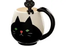 設計非常可愛的黑貓咖啡杯 創意咖啡杯