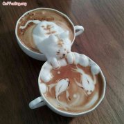 3D拿鐵拉花 Kazuki Yamamoto的3D拿鐵咖啡藝術