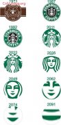 星巴克Starbucks LOGO演變史 【惡搞圖】