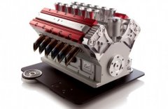 V-12 Engine Espresso Machine 跟汽車引擎一樣的意式咖啡機