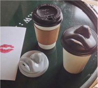 大熱門的韓國“親吻”咖啡杯蓋