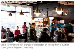 縮短營業時間少賺錢！新西蘭移民新政讓咖啡館嗷嗷叫苦