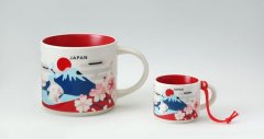 日本東京推出星巴克限定咖啡杯，櫻花富士山日風滿滿