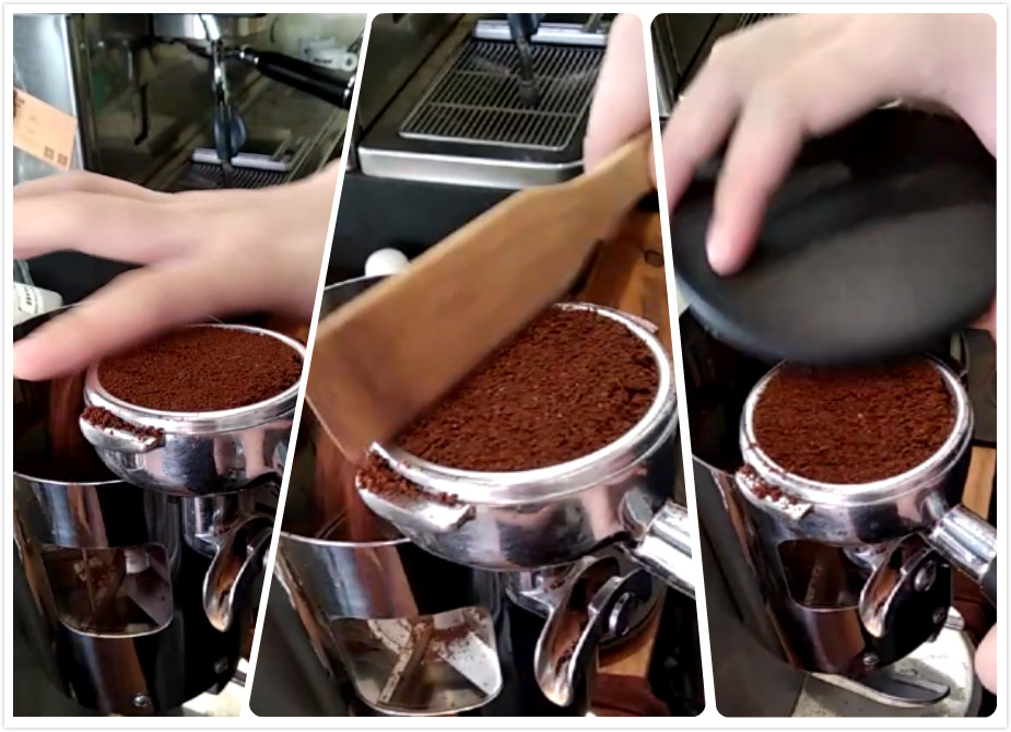 【意式咖啡萃取技巧】製作意式咖啡的第二個基本動作：布粉